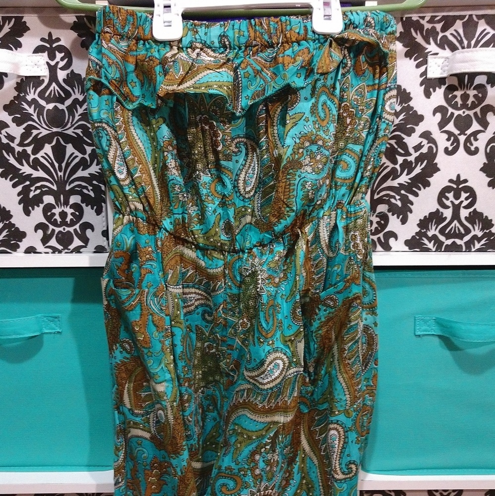 Jackpot Strapless Short Jumpsuit
